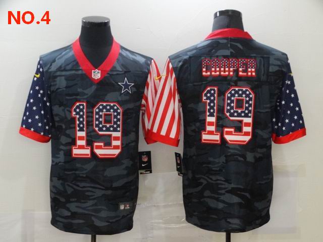 Men's Dallas Cowboys #19 Amari Cooper Jerseys NO.4;